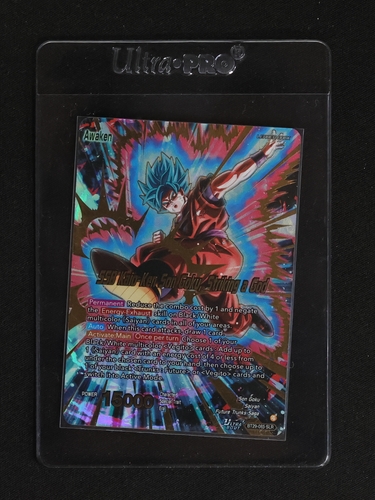 Dragon Ball Super Card Game BT29-085 SSB Kaioken Son Goku Striking a God — front