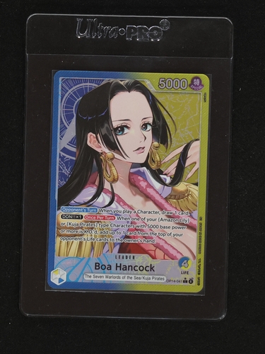 One Piece TCG 2023 OP14-041 Boa Hancock Alternate Art Leader — front