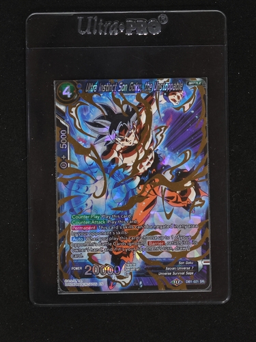 2023 Dragon Ball Super #DB1-021 Ultra Instinct Son Goku, The Unstoppable — front