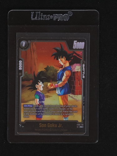 Dragon Ball Fusion World FB08-102 Son Goku Jr. Alt Art — front