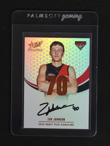 2024 Select Eminence #70 Zak Johnson — front