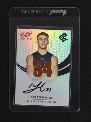2024 Select Eminence Draft Pick Signature Lucas Camporeale — front
