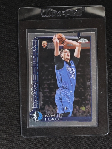 2025-26 Topps Chrome #251 Cooper Flagg Rookie Dallas Mavericks — front