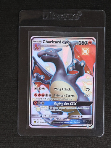 2017 Pokémon Hidden Fates #SV49 Charizard GX — front