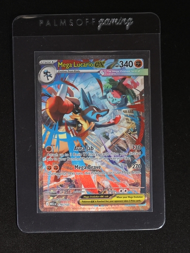 2016 Pokémon XY Evolutions #179 Mega Lucario EX — front