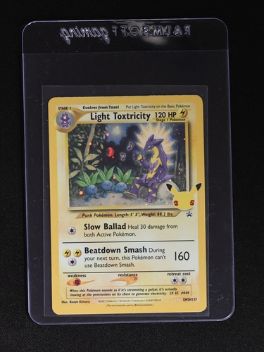 2022 Pokemon TCG #SWSH137 Light Toxtricity — front