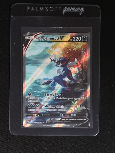 2022 Pokémon Crown Zenith #GG51 Hisuian Samurott V — front