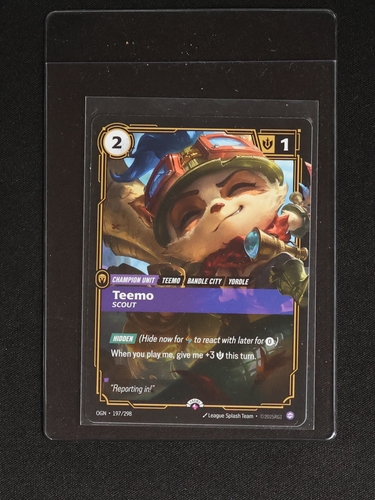 2025 Riftbound Origins #197 Teemo Scout — front