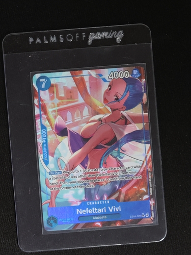 One Piece TCG EB04-025 Nefeltari Vivi Alternate Art The Azure Sea's Seven — front