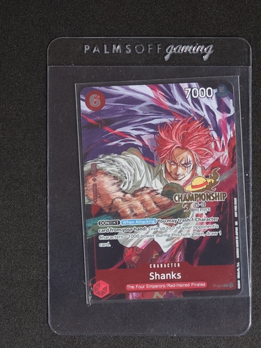 2025 One Piece TCG P-083 Shanks CS Championship — front