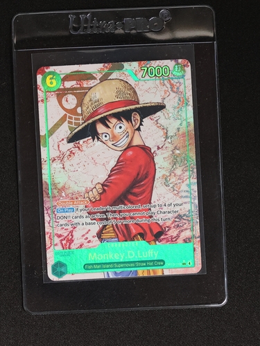 2025 One Piece OP13-118 Monkey D. Luffy SEC Alt Art Carrying On His Will — front