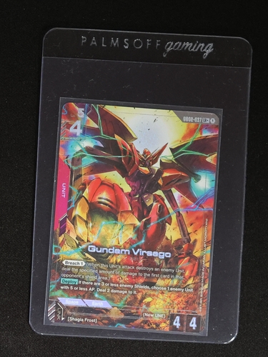 2025 Gundam Card Game Dual Impact #GD02-037 Gundam Virsago LR+ — front