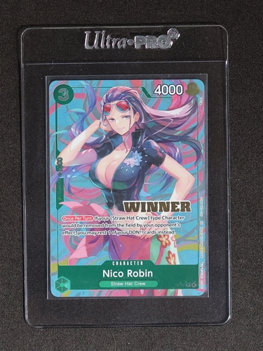 One Piece Card Game Heroines Battle Winner Promo #P-111 Nico Robin — front
