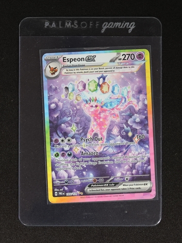 2025 Pokémon Prismatic Evolutions #155/131 Espeon ex — front
