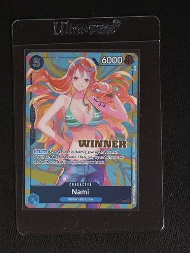 One Piece Card Game Heroines Battle Winner Pack P-112 Nami — front