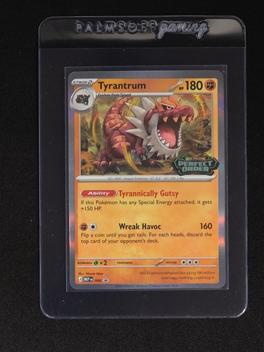 Pokemon Perfect Order #066 Tyrantrum — front