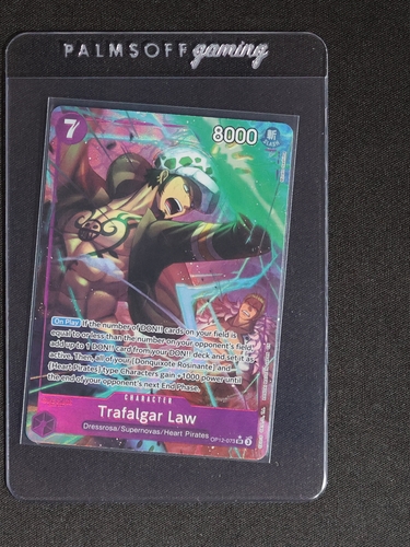 2023 One Piece OP12-073 Trafalgar Law Alternate Art Legacy of the Master — front