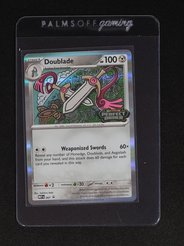2023 Pokémon Perfect Order #067 Doublade Prerelease Promo — front