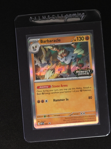 2021 Pokémon Perfect Order #065 Barbaracle — front