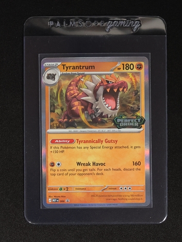 2014 Pokemon Black Star Promo #066 Tyrantrum — front