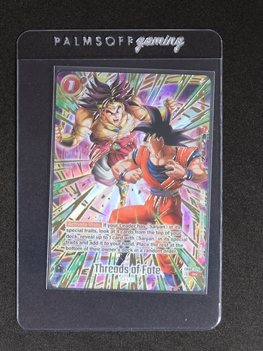 Dragon Ball Super Card Game FB08-024 Threads of Fate Son Goku & Broly — front