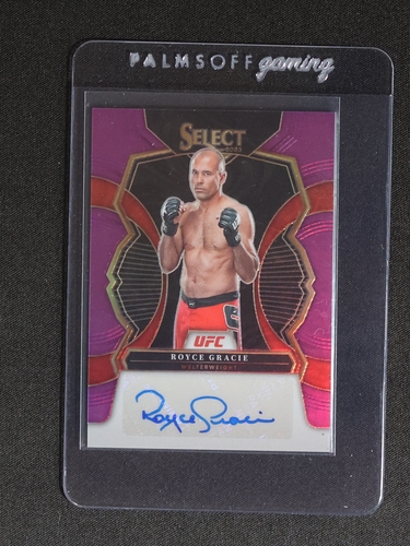 2023 Panini Select UFC Signatures #SG-RGC Royce Gracie — front
