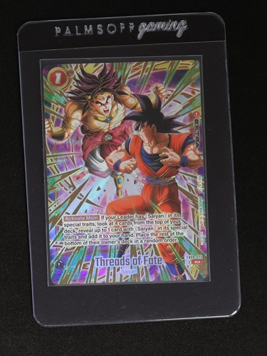 Dragon Ball Super Fusion World #FB08-024 Threads of Fate Broly & Son Goku — front