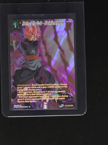 2022 Dragon Ball Super Realm of the Gods - Black Kamehameha BT16-092 SPR — front