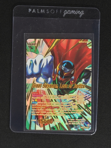 Dragon Ball Super Prismatic Clash BT28-078 Son Gohan Great Saiyaman, Love of Justice — front
