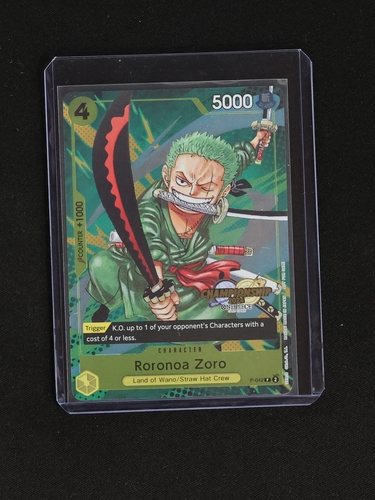 2024 One Piece Championship Event Pack P-042 Roronoa Zoro — front