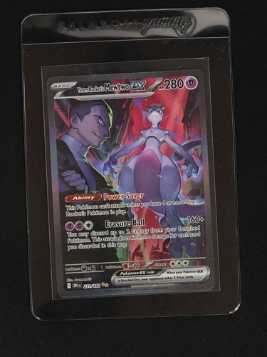 2023 Pokémon #231 Team Rocket's Mewtwo EX — front