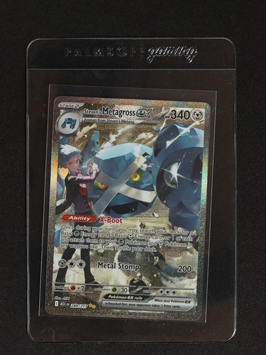 Pokémon Steven's Metagross EX 289/217 Ascended Heroes — front