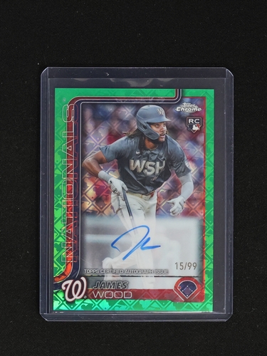 2025 Topps Chrome Sapphire #RA-JWO James Wood — front