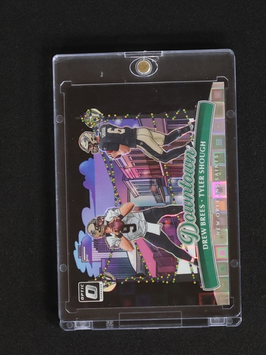 2025 Panini Donruss Optic #7 Dual Downtown Drew Brees / Tyler Shough — front