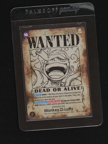 2024 One Piece Card Game OP05-119 Monkey D. Luffy Wanted Poster — front