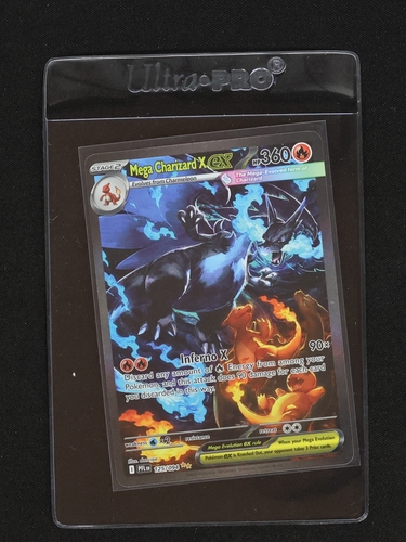Pokemon TCG Mega Charizard X EX 125/094 Phantasmal Flames — front