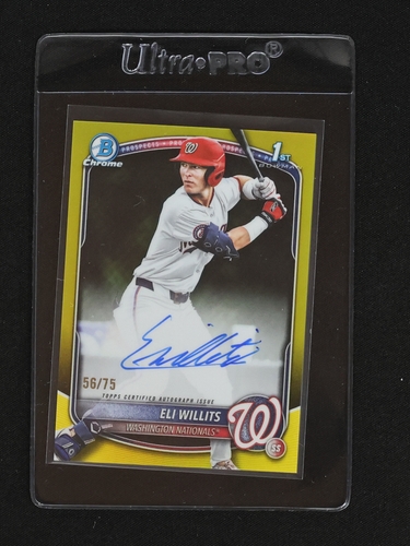 2025 Bowman Draft Chrome #CPA-EW Eli Willits — front