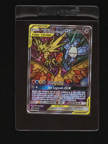 2019 Pokémon Moltres & Zapdos & Articuno GX #SM210 — front