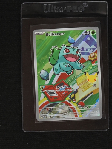 2023 Pokémon MEP #037 Bulbasaur First Partner Illustration — front