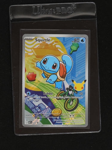 2023 Pokémon MEP #039 Squirtle First Partner Illustration — front