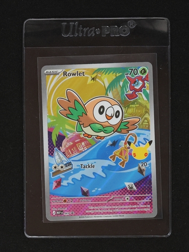 2023 Pokémon 043 Rowlet First Partner Illustration Promo — front