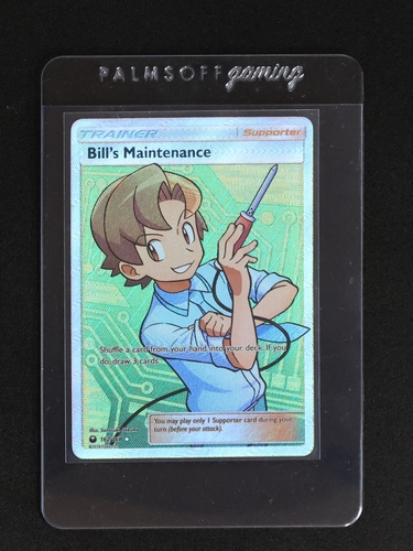 2018 Pokémon Celestial Storm #162 Bill's Maintenance Full Art — front