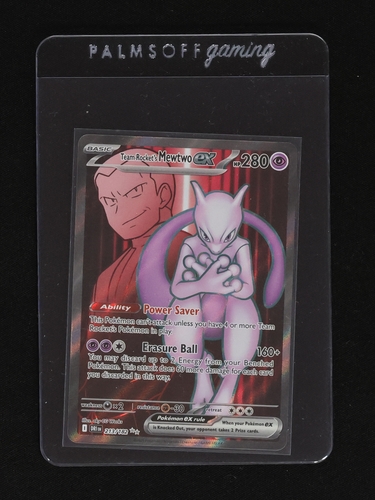 2023 Pokémon TCG Destined Rivals #213 Team Rocket's Mewtwo EX — front