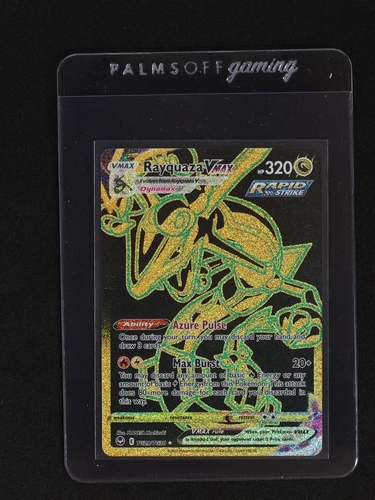 2022 Pokémon Silver Tempest #TG29 Rayquaza VMAX — front