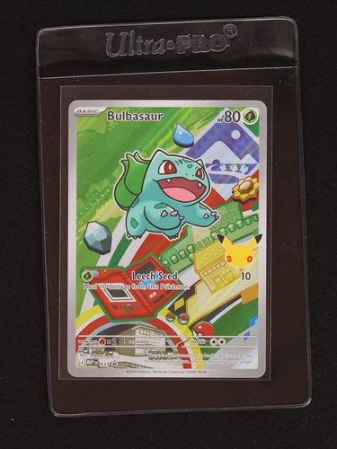 2025 Pokémon MEP #037 Bulbasaur First Partner Illustration Rare Promo — front