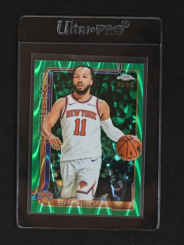 2025-26 Topps Chrome #101 Jalen Brunson — front