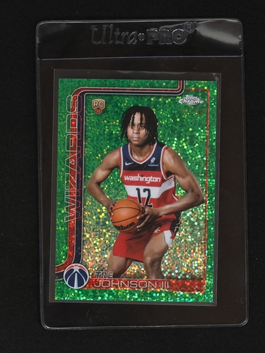 2025-26 Topps Chrome #256 Tre Johnson III — front