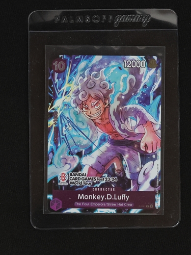 Monkey.D.Luffy BANDAI CARD GAMES Fest 23-24 World Tour P-041 — front