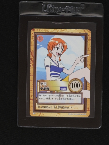 One Piece Carddass Hyper Battle 1999 C10 Nami Danger Sense — front