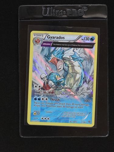 2015 Pokémon XY Ancient Origins #21 Gyarados — front